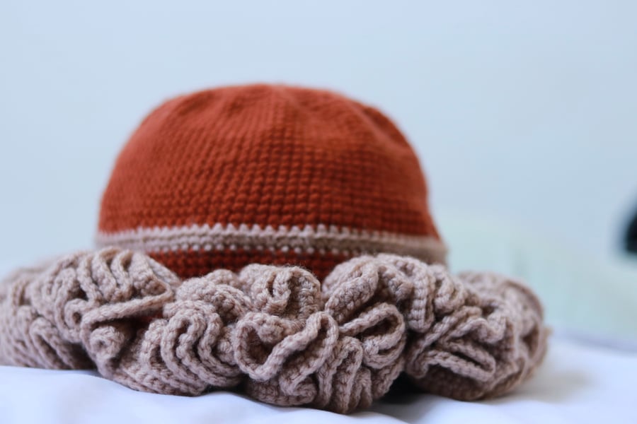 All size fit crochet bucket hat 