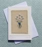 Lazy Daisies hand-stitched card - Image 3
