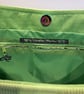 Bright green hobo style shoulder bag ,Flowers and dragonfly  - Image 10