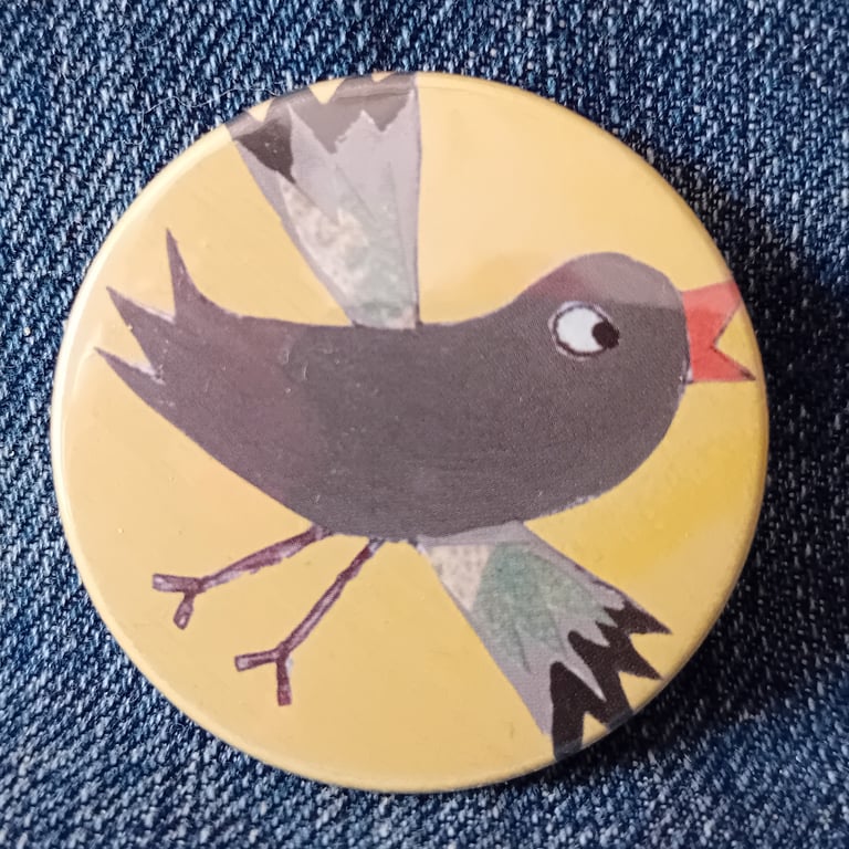 Picture Book  Badge - Bird