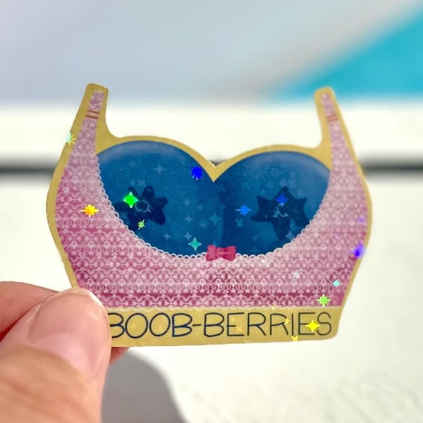Die Cut Sticker - Boob-Berry ( design K002)