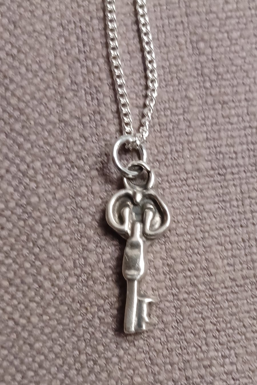 Old Fashioned Silver Key pendant