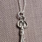 Old Fashioned Silver Key pendant