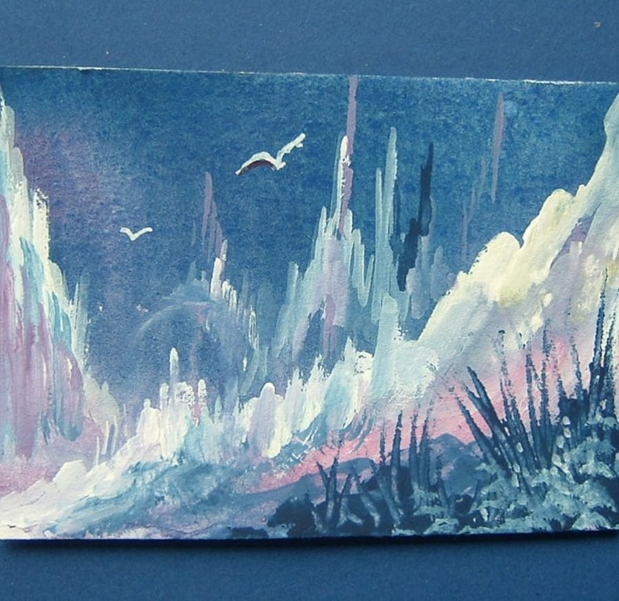 art painting fantasy landscape watercolour (ref 634)