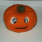 Pumpkin Halloween handmade needle felted 8cm's ornament decoration