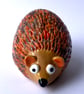 Cute ceramic stoneware pottery hedgehog ornament - Image 3