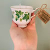 Mini Lemongrass and Ginger Teacup Candle