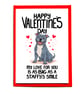 Staffordshire Bull Terrier Valentine’s Card – Love As Big As A Staffy Smile - Image 4
