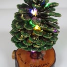 Handcrafted Pine Cone Christmas Tree: SKU-XT02.