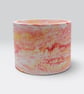Large Plant Pot - Sunrise Marbled Red Orange and Yellow Planter - Image 9