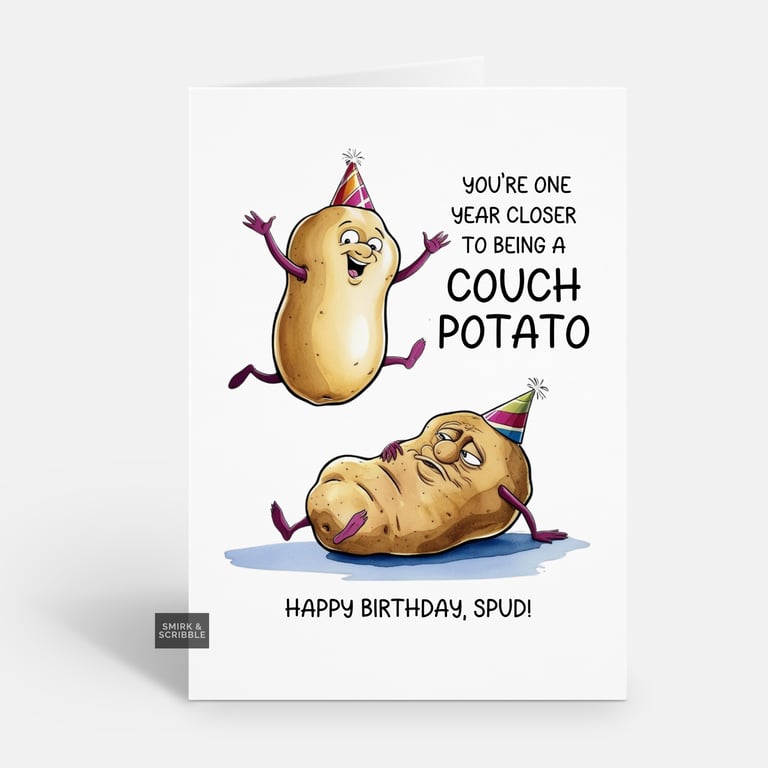 Unique Funny Birthday Card For Him Or Her 