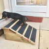 16 cm H x 40cms W x 40cms L. SHORT BASE Patio Ramp