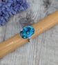 Sterling Silver Blue Paua Shell Ring - UK Size P - JBJ4025 - Image 5