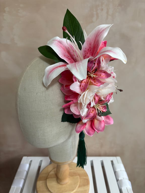 Large Tiki Tropical Style Hair Flower