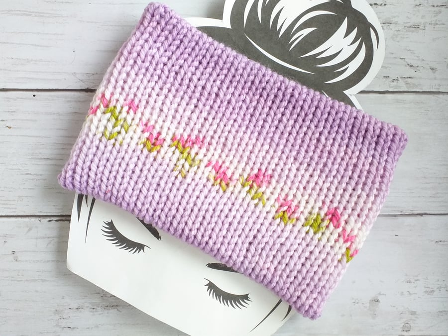Knitted Headband, Soft and Warm Blossom Ear Warmers, 