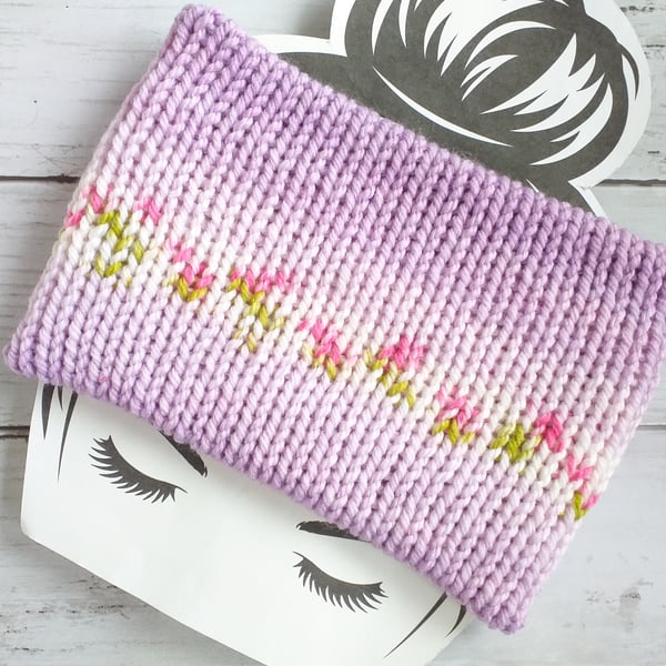 Knitted Headband, Soft and Warm Blossom Ear Warmers, 