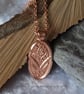 Copper Oval Pendant