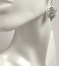 Sterling Silver Angelite Chainmaille Earrings - Image 7