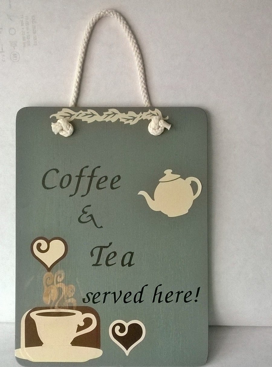 Coffee & Tea Sign