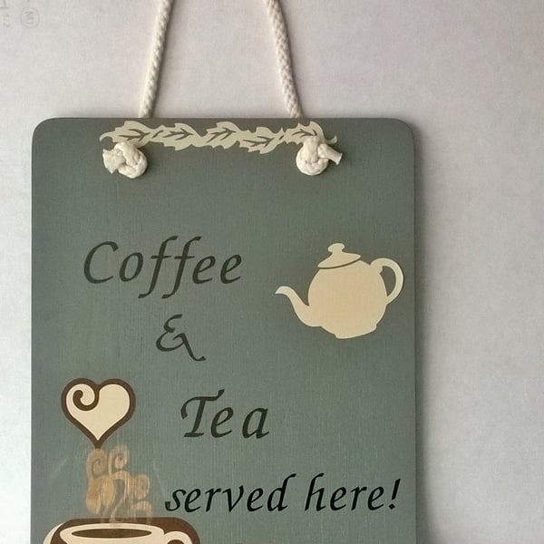 Coffee & Tea Sign