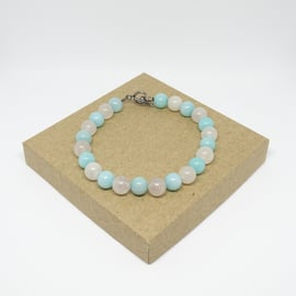 Quartzite & Aventurine Bracelet