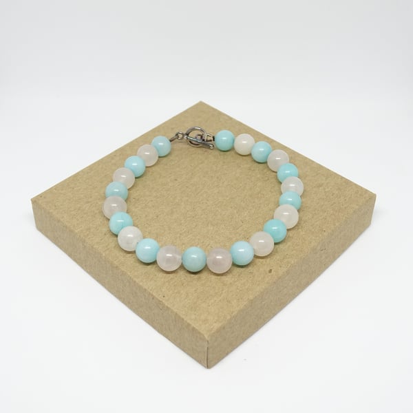 Quartzite & Aventurine Bracelet