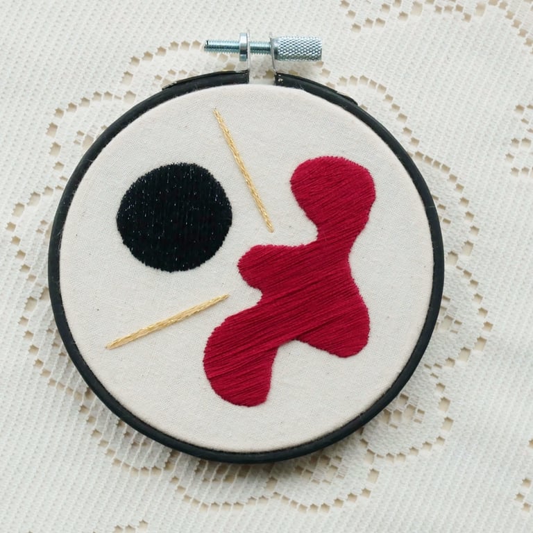 Chaos Theory Abstract No.11 - Time Has No Meaning Any More in Red