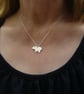 Recycled Sterling Silver Capybara Pendant Necklace – Delicate Handmade Jewellery - Image 4