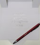 To the One I Love - Handmade Swan Christmas Card - Image 4
