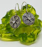 Snowflake Moonstone Drop Earrings  - Image 3