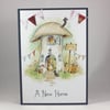 Cute mice new home card