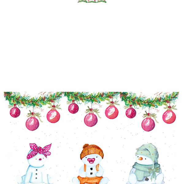 Eversnows Village Christmas Card – Original Snow Babies Design