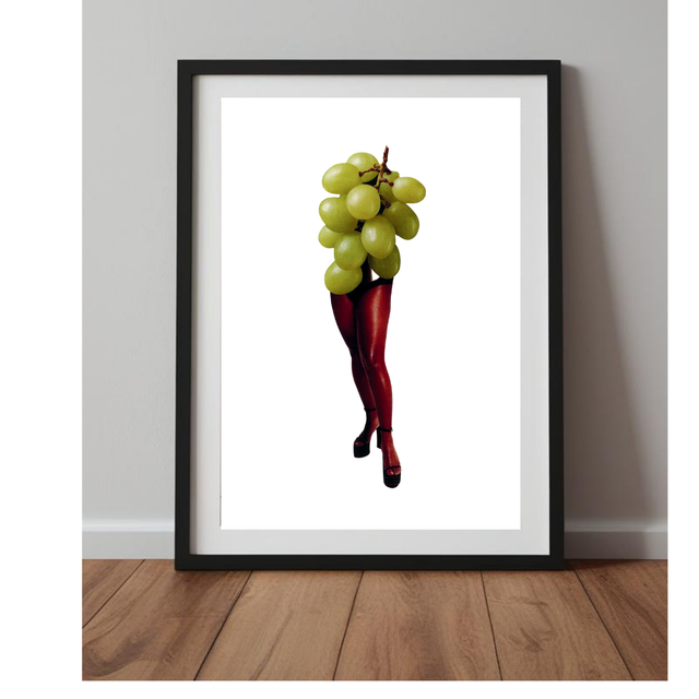 A4 Art print - grapes