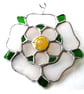 Yorkshire Rose Suncatcher Stained Glass Handmade - Image 2