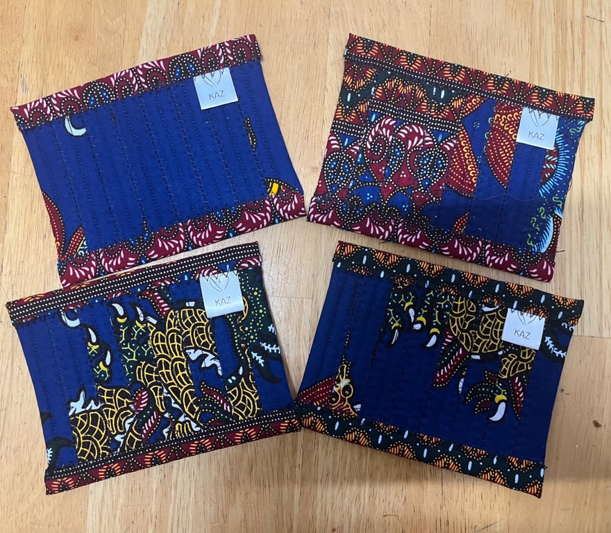 Jelly Roll Coasters - African Print