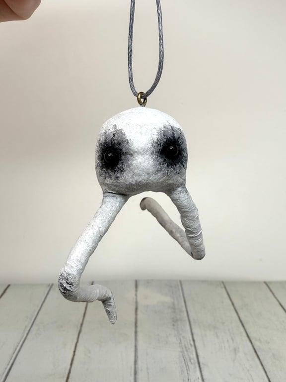 Spun Cotton Fresno Night Crawler Art Doll