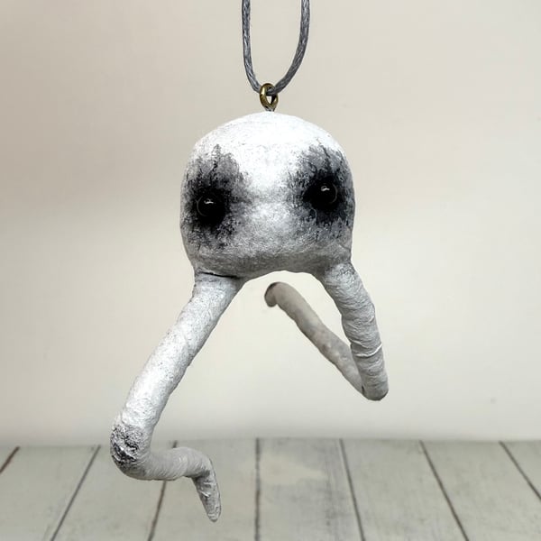 Spun Cotton Fresno Night Crawler Art Doll