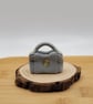 Miniature Polymer Clay Handbag, 1:12 Dollhouse Accessory, Fashion Cake Topper - Image 1