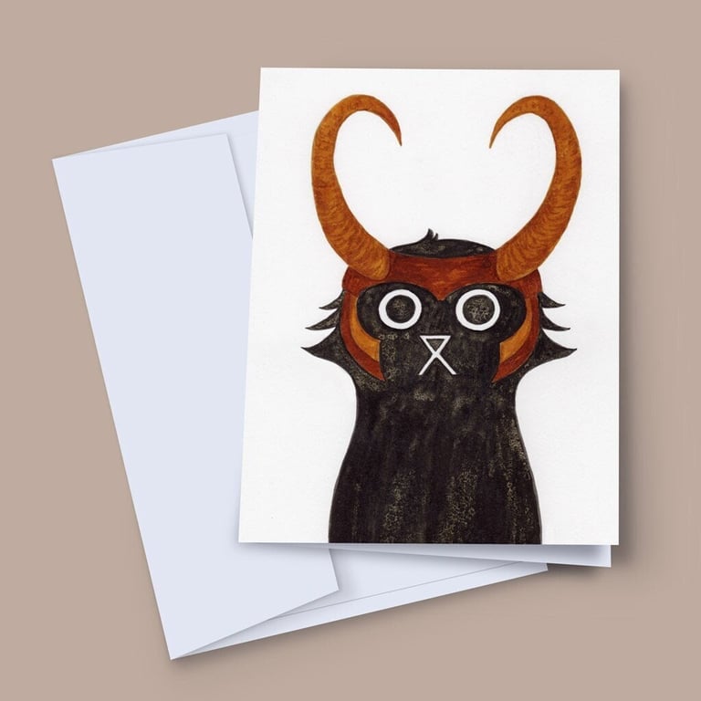 Loki Cat Superhero Card, Superhero card, Super Hero card, Cat Card, Card For Him