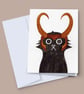 Loki Cat Superhero Card, Superhero card, Cat Card, Card For Him - Image 1