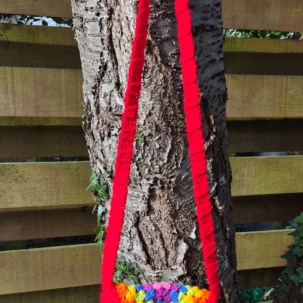 Crochet Rainbow Bag