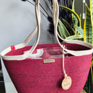 String's basket: burgundy
