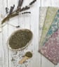 Hand Printed Linen Lavender Eye Pillow - Image 5