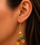 Hand made drop earrings