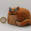 Charlie the Cat  Handmade Cat Figurine