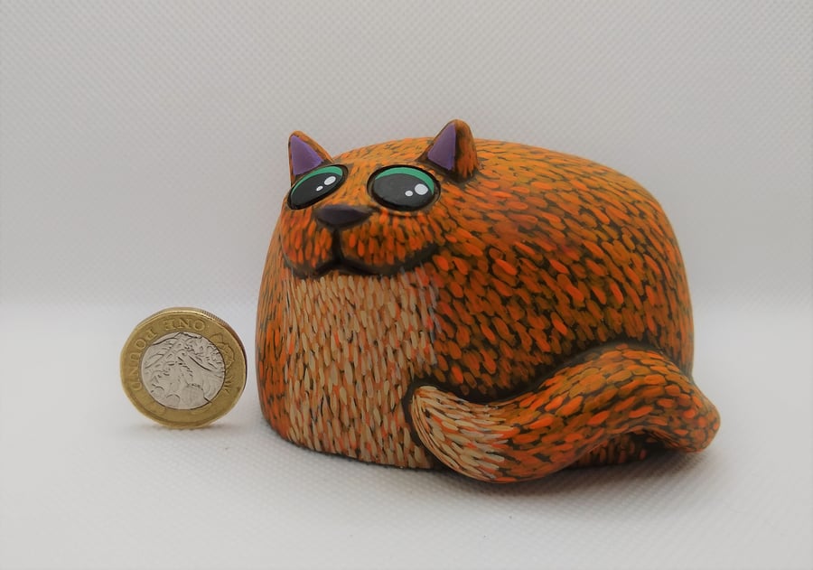 Charlie the Cat  Handmade Cat Figurine