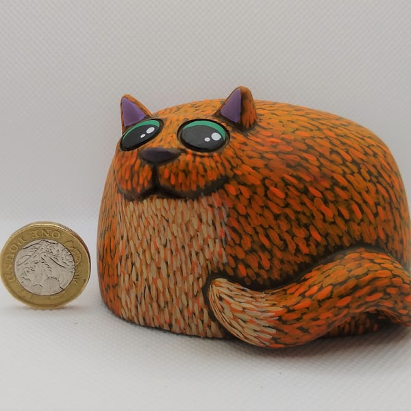 Charlie the Cat  Handmade Cat Figurine
