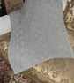 Hand Knitted Grey Aran Throw - Image 2