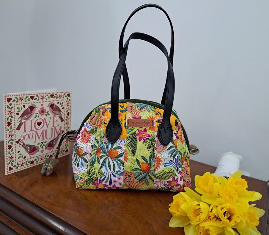 Boston style floral bag, ideal mother's day gift