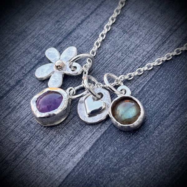 Silver Charm Necklace 